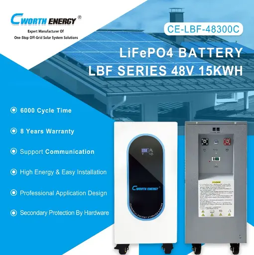 15kWh - Solar Lithium Battery 48v