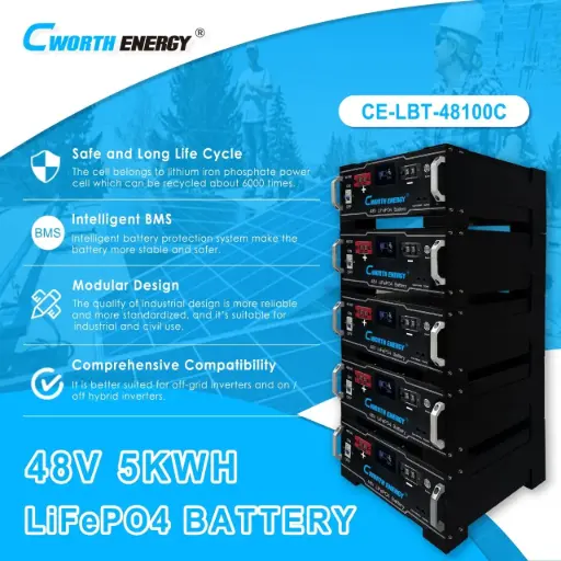 5kWh - Solar Lithium Battery 48v